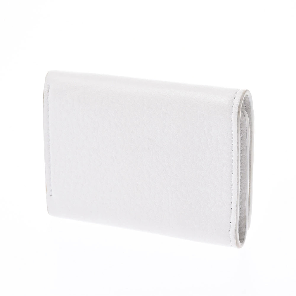 Balenciaga Calf Paper Wallet fold Tri White